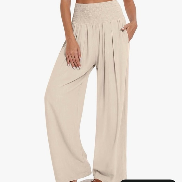 Ueu Pants - Women’s Linen Wide Leg Pants